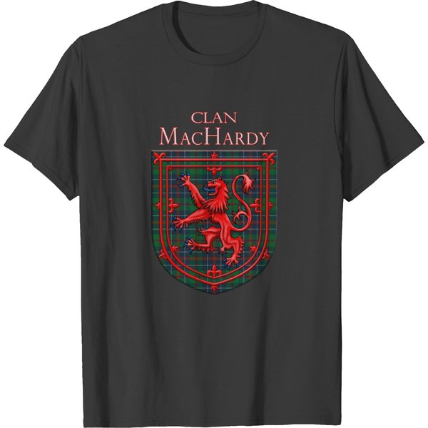 Machardy Tartan Scottish Plaid Lion Rampant T-Shirt-image