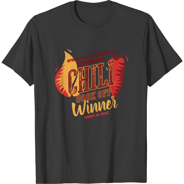 Chili Cook Off Winner | Bbq Cookout Contest T-Shirt-image