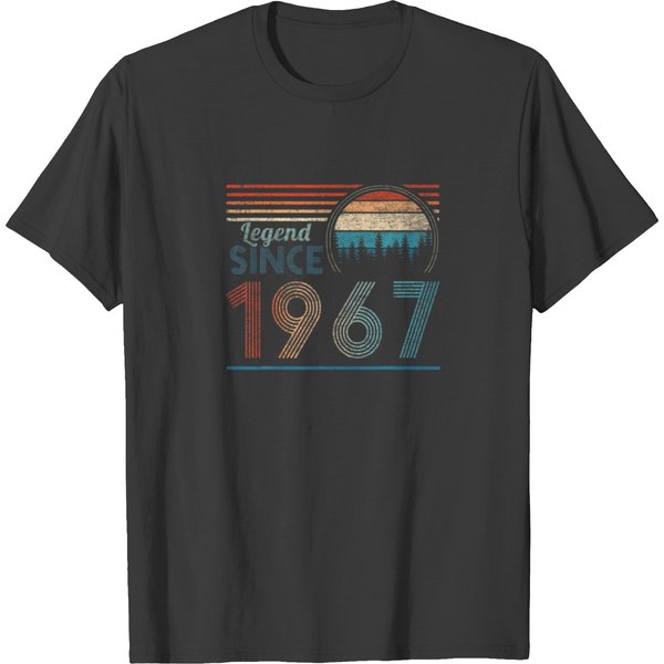 Legend Since 1967 55 Birthday Gifts 55 Year Old Vi T-Shirt-image