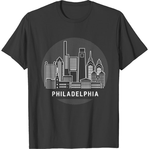Philadelphia Pennsylvania Skyline T-Shirt-image