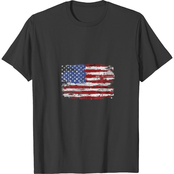American Flag Usa United States Of America Us 4Th T-Shirt-image