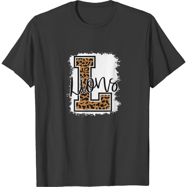 Football Lions School Sports Fan Team Spirit T-Shirt-image