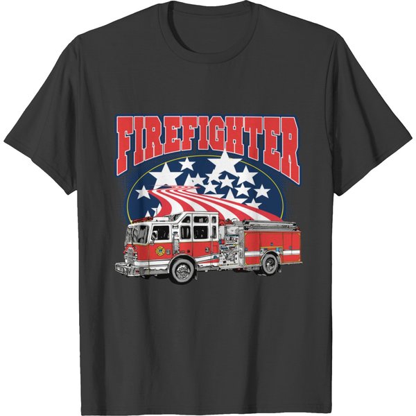 Firefighting Truck T-Shirt-image