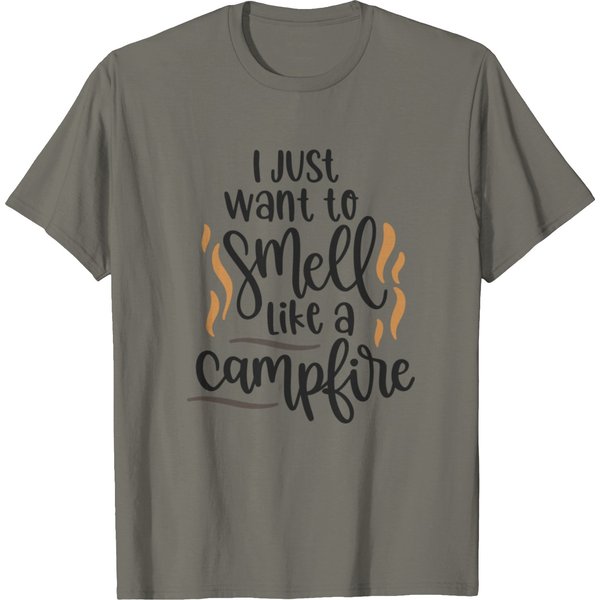 I Just Want To Smell Like A Campfire T-Shirt-image