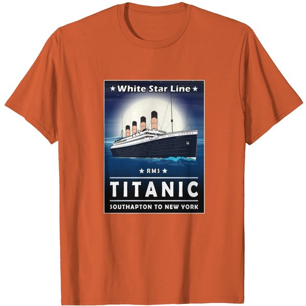 A 1912 Vintage Titanic Voyage Ship Cruise Vessel T-Shirt-image