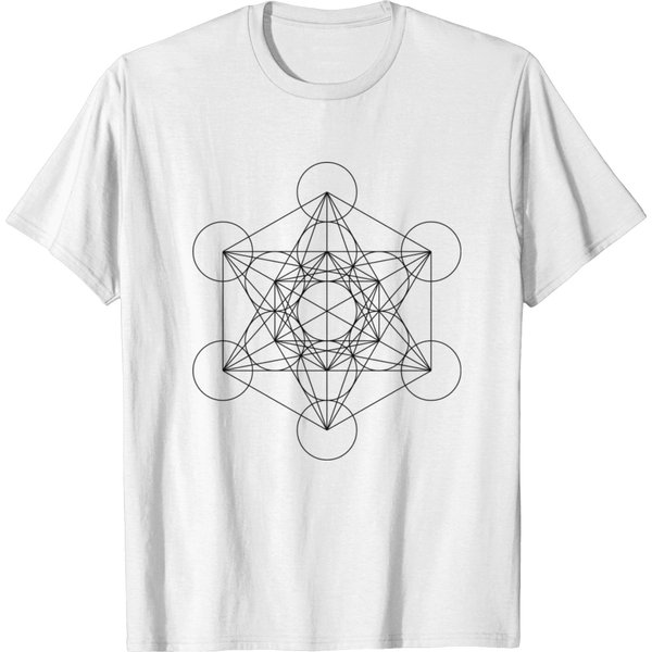 Metatron's Cube Sacred Geometry T-Shirt-image