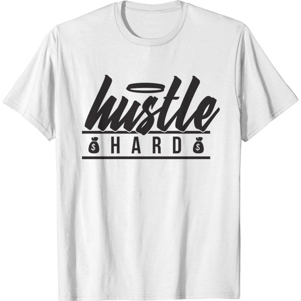 Hustle Hard Money Bags T-Shirt-image