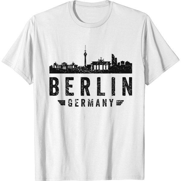 Berlin Skyline Germany City Souvenir T-Shirt-image