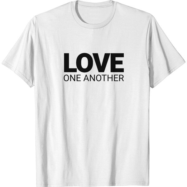 Love One Another, Religious, Jesus, Verse T-Shirt-image