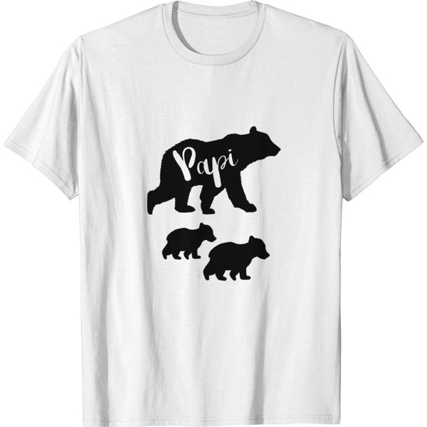 Shirt For Papi | Papi Bear Father's Day Gift T-Shirt-image