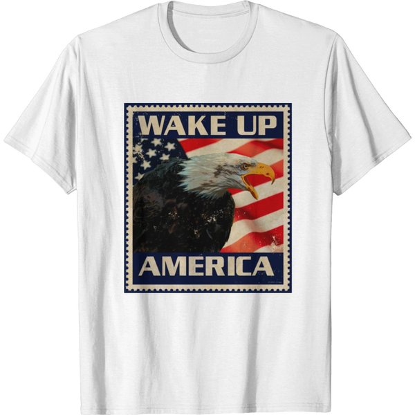 Wake Up America - Vintage Style T-Shirt-image