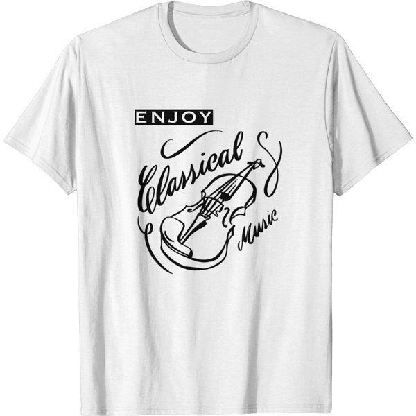 Enjoy Classical Music Classical Music Violin T-Shirt-image
