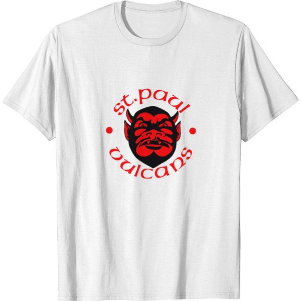 St Paul Vulcans Vintage Hockey Logo T-Shirt-image