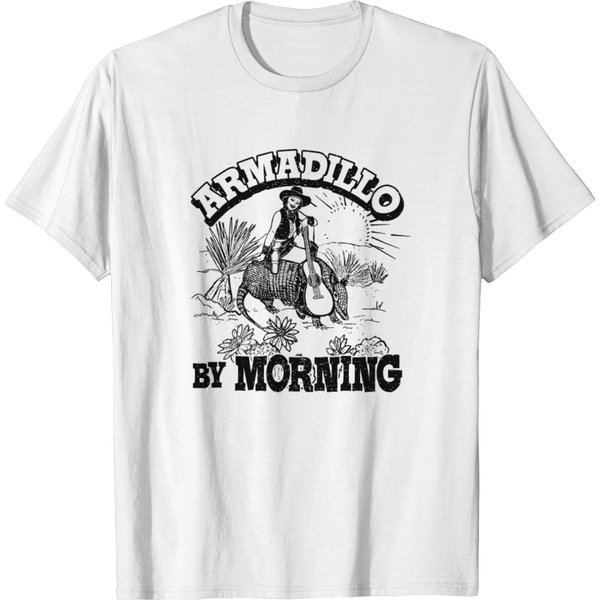 Armadillo By Morning Texas Amarillo Country Song T-Shirt-image