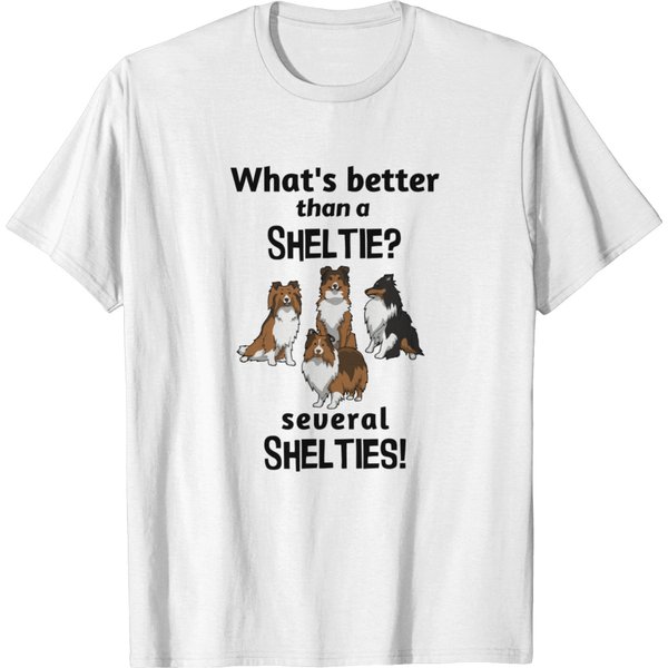 Adorable Several Shelties Better Than One Sheltie T-Shirt-image