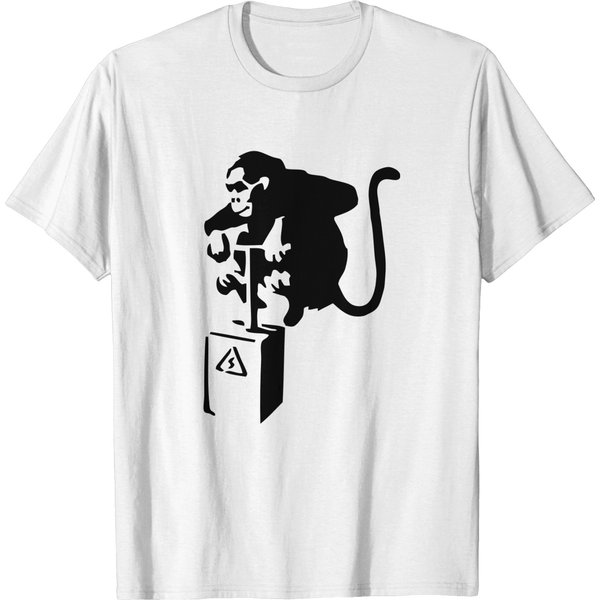 Banksy Detinator Monkey T-Shirt-image