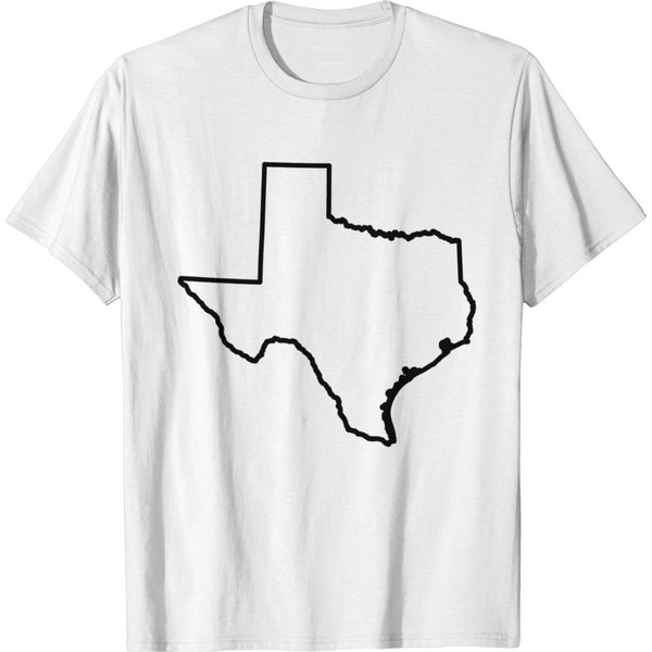 Texas Outline T-Shirt-image