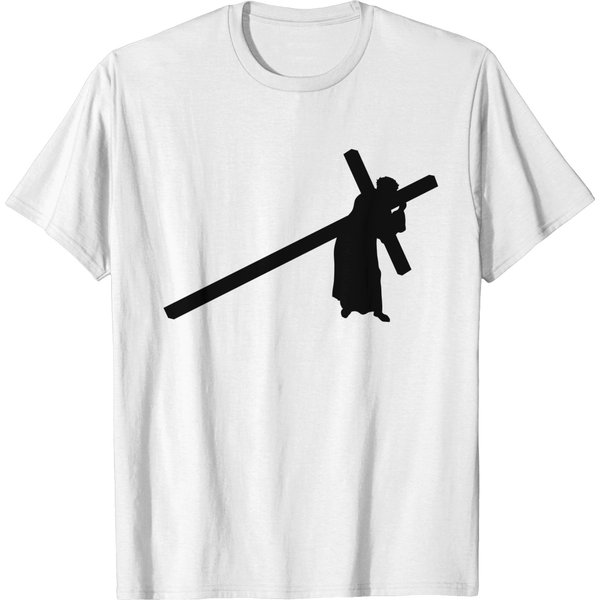 Jesus Carrying Cross T-Shirt-image