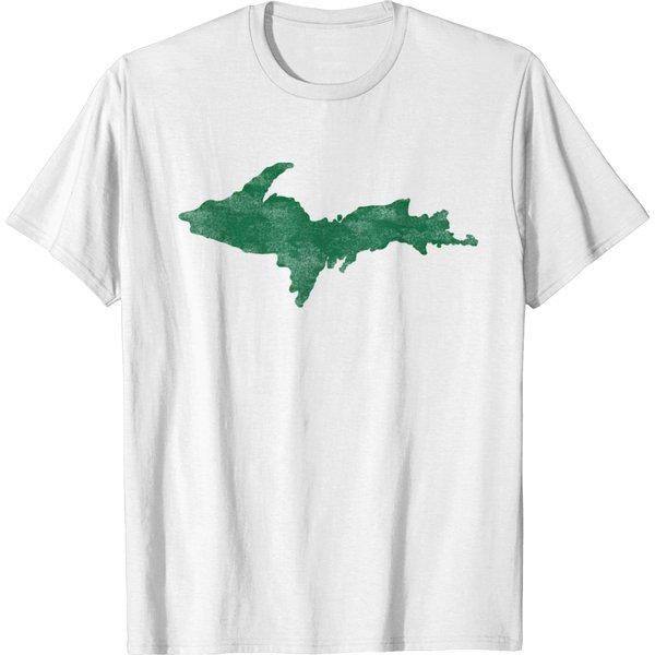 Distressed Vintage Upper Peninsula U.P. Shirts Tee T-Shirt-image