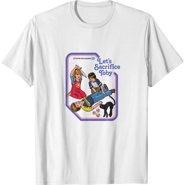 Lets-Sacrifice-Toby-Activities-For-Children-Black- T-Shirt-image