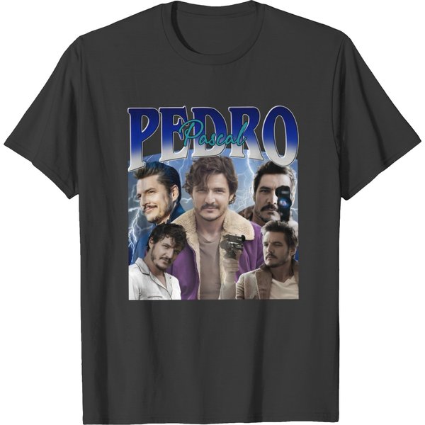 Pedro Pascal T-Shirt, 90S Vintage Pedro Pascal Shirt, Movie Lover-image