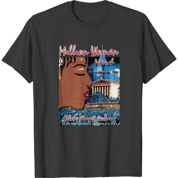 Vintage 90S Million Woman March Rap T Shirts-image