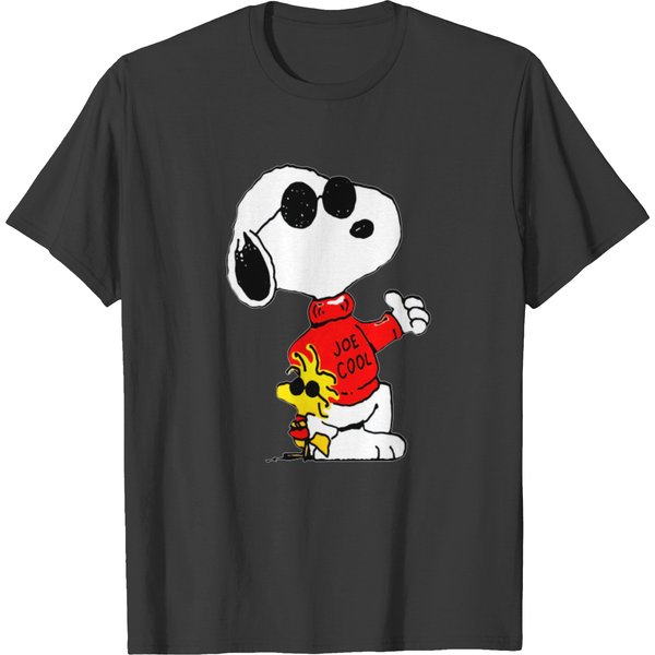 Joe Cool In Red Clothes - Snoopy - T Shirts-image
