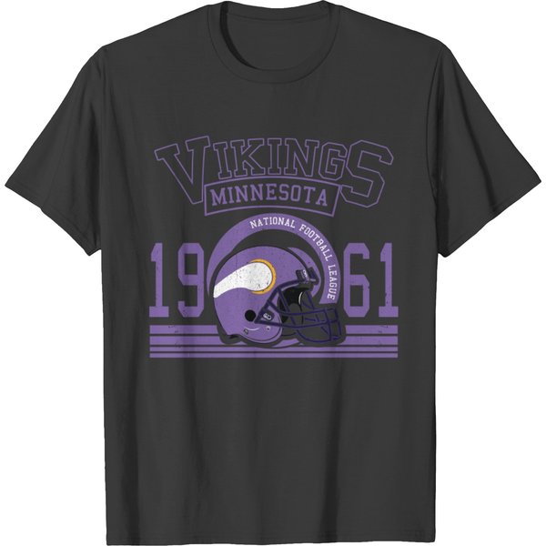 Vintage Vikings Football T Shirts, Vikings Vintage Style-image