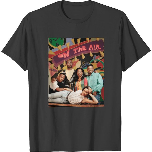 Black 90S Sitcom T-Shirts-image