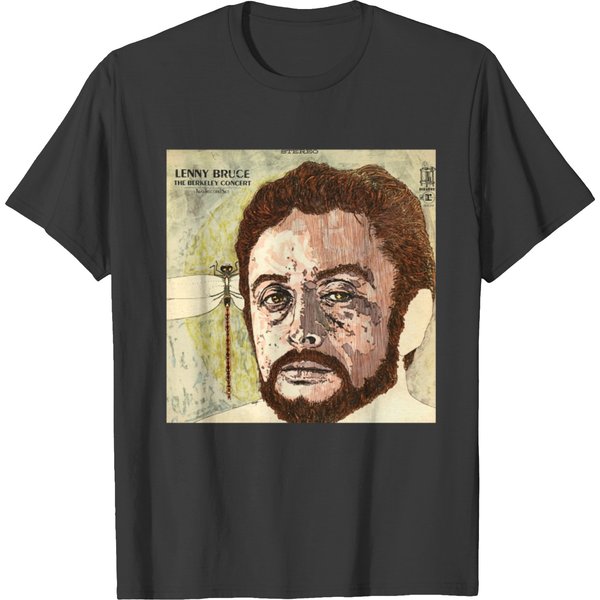 Lenny Bruce Records Man Tshirts Cotton O Neck T-Shirts-image