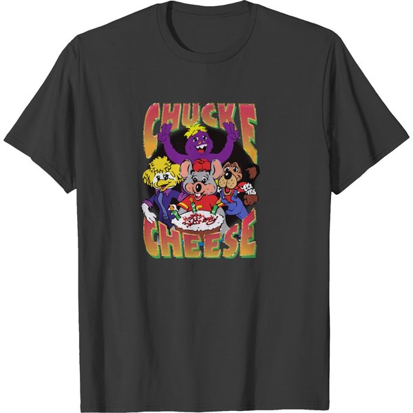 Chuck E Cheese , ,,Hoodie,Cotton Tee,S,, T-Shirts-image