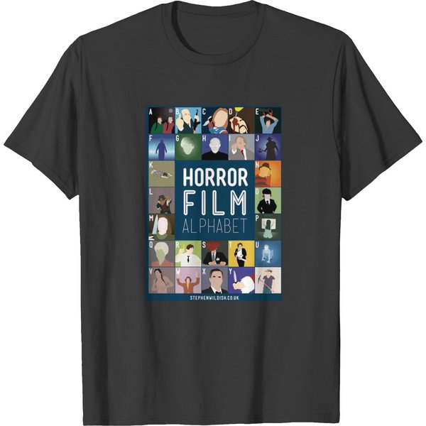 Horror Film Alphabet T-Shirts-image