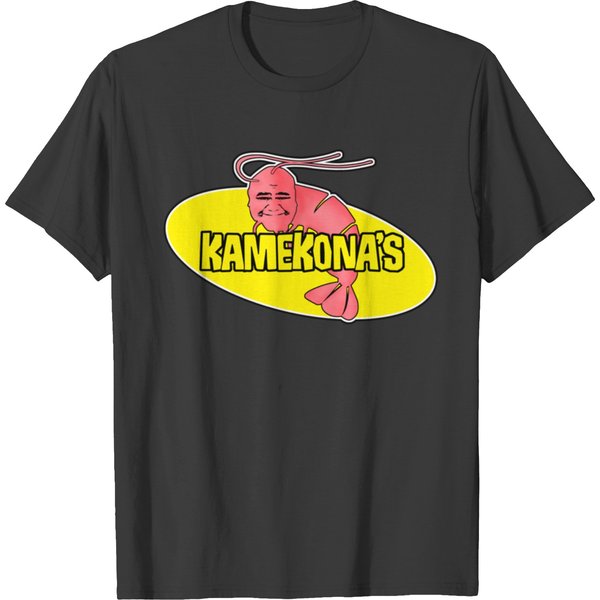 Kamekonas Shrimp Logo Outline T-Shirts-image