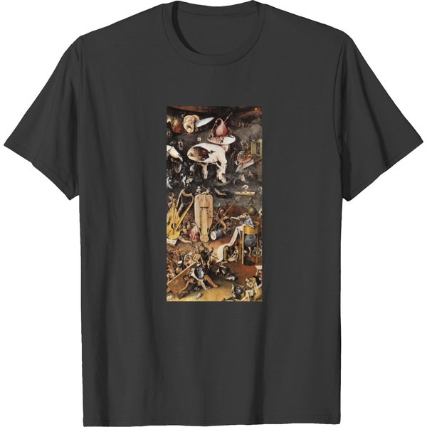 Hieronymus Bosch The Garden Of Earthly Delights Detail T-Shirts-image