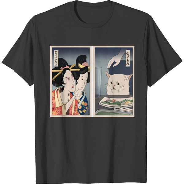 Smudge The Cat Meme Art T-Shirts-image