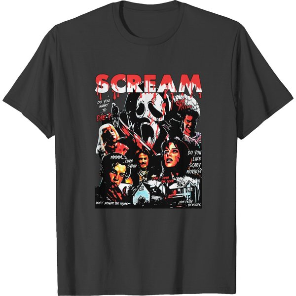 Scream Horror Movie Vintage T Shirts, Do You Like Scary Movie Scream Ghostface Fan Gifts-image