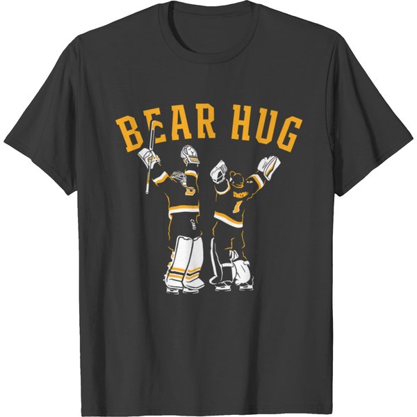 Bostonbruins Goalie Bear Hug Bostonbruins Goalie Bear Hug T-Shirts-image