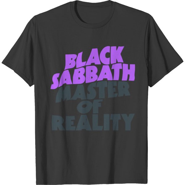 Men Logo Of Black Sabbath Master Of Reality Casual Short Sleeve Tee T-Shirts-image