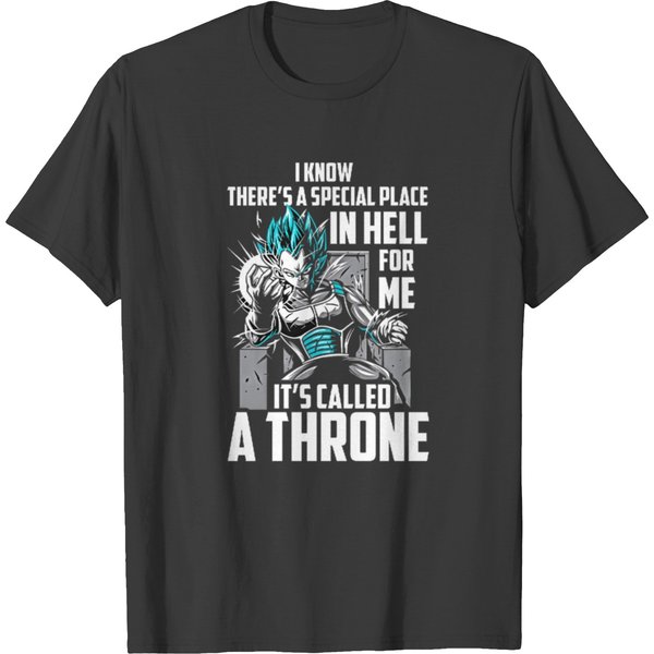 Vegeta Throne In Hell T-Shirts-image