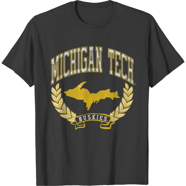 Michigan Tech Huskies Victory Vintage Logo T T-Shirts-image