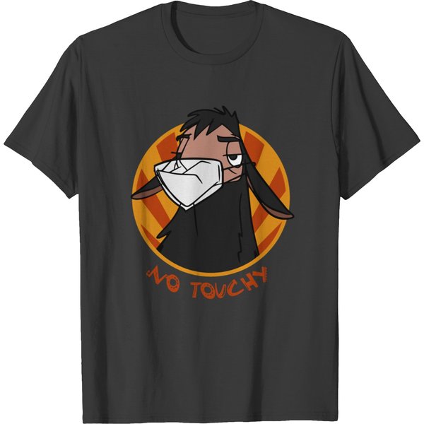 Emperor's New Groove - No Touchy Covid19 Edition Sticker T-Shirts-image