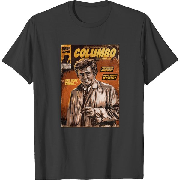 Columbo Tv Show Comic T-Shirts-image