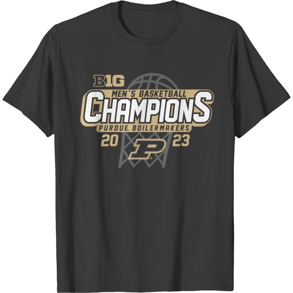Purdue Boilermakers Big Ten Champs Mens Basketball 2023 T T-Shirts-image