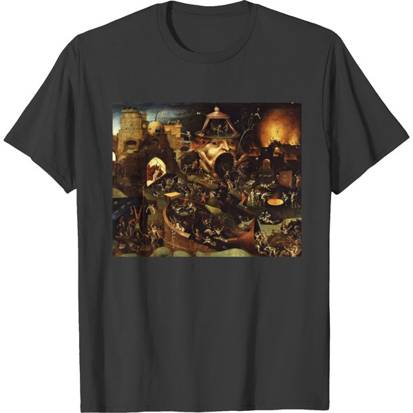 Insight Into Hell By Hieronymus Bosch T-Shirts-image