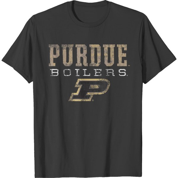 Purdue Boilermakers Vintage Dominant Officially Licensed T T-Shirts-image