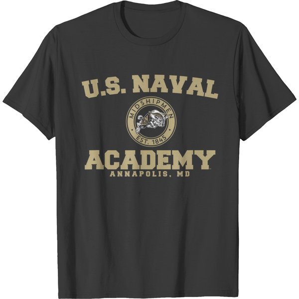 Us Naval Academy Navy Midshipmen Circle Logo Shir T-Shirts-image