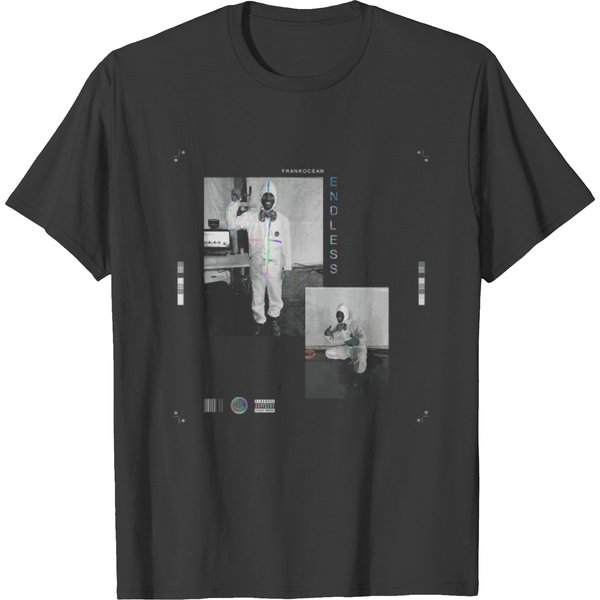 Frank Ocean, Endless, 90'S, Vintage, Uni, Black T-Shirts-image