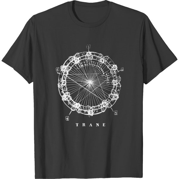 Coltrane Chord Changes Mandala Light Design T-Shirts-image