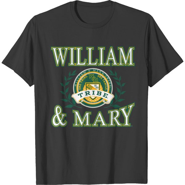 William Mary Ribe Laurels Officially Licensed Shir T-shirts
