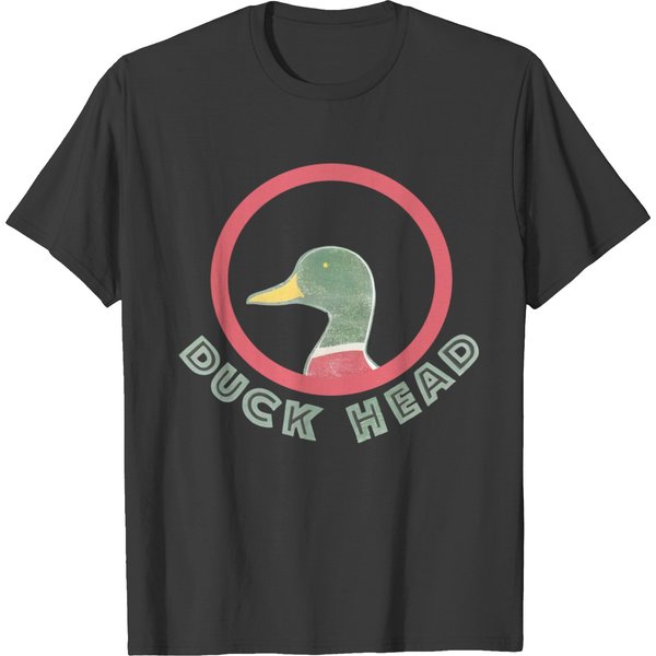 Vintage Duck Head Crew Neck T Shirts-image